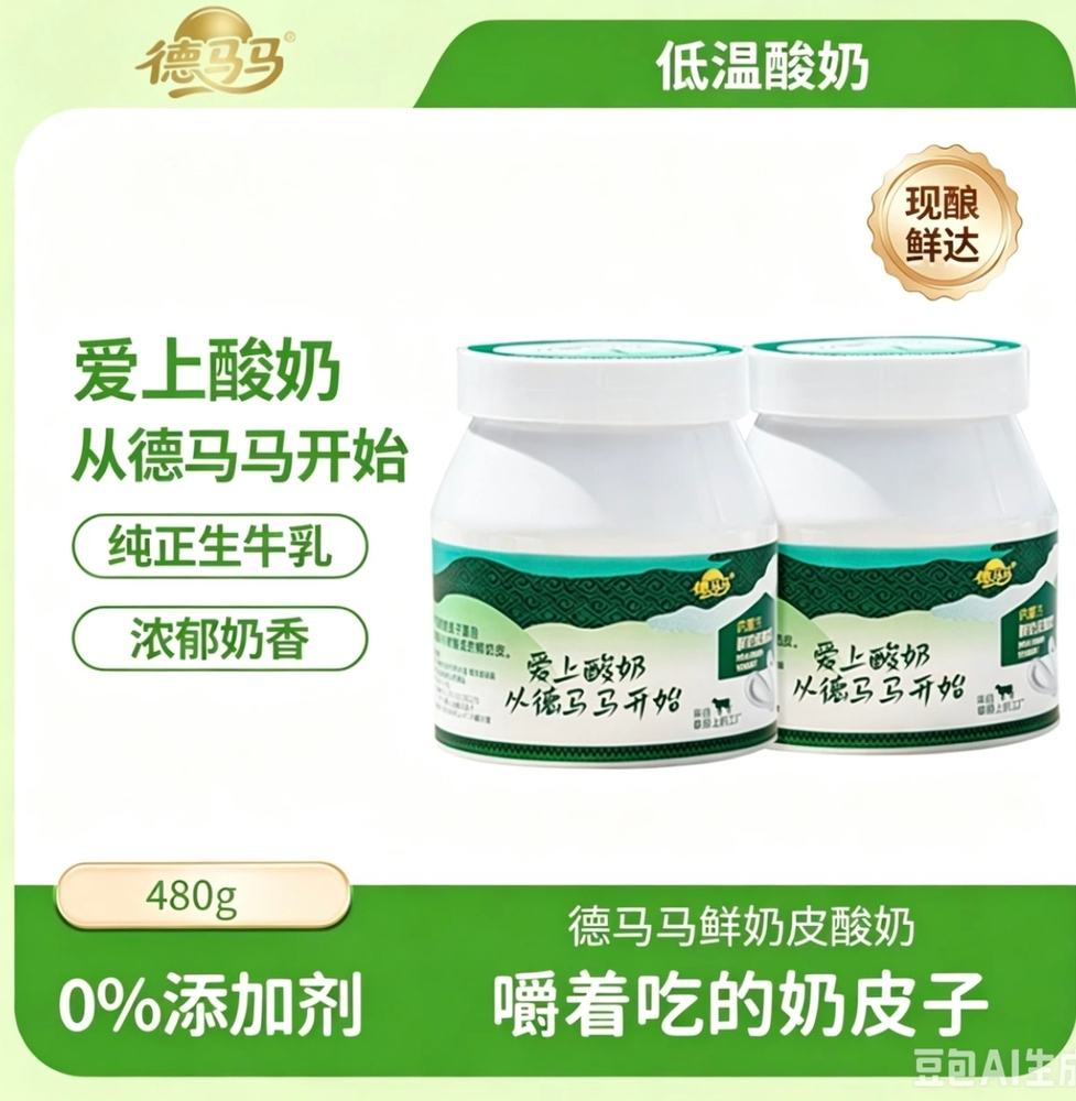 德马马奶皮子酸奶